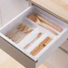 Tiroirs Nouveaux 1 ensemble de rangement organisateur de tiroir réglable Set Plastique Diviseur de récipient cosmétique Boîte à finition de bureau