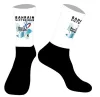 Socks LASER CUT ONE PAIR 2024 AG2R BAHRAIN TEAM Cycling Socks Antislip Bike Racing MITI Breathable FOR Men and Women