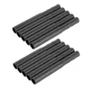 10Pcs Black Golf Club Carbon Fiber Extension Rods Kit Butt Extender Stick for Iron Graphite Shaft Putter Golf Accessories 125mm 240424