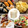 Din sets sets 100 pc's houten boot sushi papieren diner borden hondenbakken wegwerpcontainer