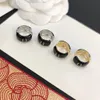 Klassischer Markenbrief Ohrring Luxus Designer Stud Ohrringe elegant berühmte Premium -Schmuckohrringe Geschenkpaar 18K Gold plattiert 925 Silberzubehör