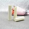 Botellas de almacenamiento 5pcs tubo de lápiz labial plástico biselado reutilizable biberense de cosméticos portátiles hechos a mano