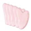 Massager 5pcs/Set Natural jade gua sha kamienny gwajszek ze skrobakiem gua sha masaż dla twarzy masaże