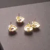 Boucles d'oreilles de couleur Anti Antierre Selon Micro Micro Micro Inralid Zircon s Sier