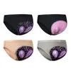 Giacche da corsa wosawe biancheria bianche cicliche femminili cuscinetti in silicone addensati 3D Shorts comodo triangolo traspirante bt118