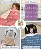 Bambini adulti 36 colori nome personalizzato Coperta in flanella per ragazze e ragazzi coperte per bambini personalizzate Lettera Gift di compleanno in pile 240417