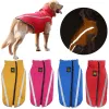 Jaquetas roupas de cachorro impermeáveis para cães grandes inverno quente jaqueta de cachorro grande casaco de estimação de casaco de estimação design reflexivo golden retriever fantasia