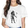 Women's T Shirts Ancient Egypt Culture Polyester TShirt For Women Anubis Humor Casual Tee Shirt High Quality Trendy