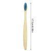 Heads 30pcs Mixed Color Bamboo Toothbrush Eco Friendly Wooden Tooth Brush Soft Bristle Tip Charcoal Adults