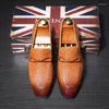 Elbise Ayakkabı Resmi Erkekler Deri Bahar Sonbahar Oxford Loafers Nefes Alabilir Daireler Sapatos Maskulino Rahat Zapatos de Hombre