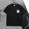 Herrendesigner Grafikdruck T-Shirt Männer Neue Sommer lässig lockere T-Shirt Schwarze weiße Tops Streifen Männliche Baumwoll-T-Shirt asiatische Größe asiatisch Größe