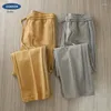Men's Pants EN American Straight Casual Men Spring And Autumn Air Cotton HigH Street Splicing SportS Wide Leg For