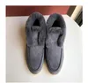 Boots Hiver Short Snow for Women Wool Wool For Furrs Cow Suede Suede Chaussures plates chaudes Luxury L P