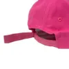 Luxe hoeden modeontwerper caps dames mannen geborduurd honkbal cap blnciaga # 1 logo hoed roze 241023 wl