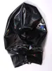 Sexy Wet Look PVC Latex Head Covering Open Eye Mouth 3D Role Play Clubwear Cospaly Party Headwear New in Now Stagewear Hoods