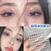 Tattoos 1 PCs selbstklebende Diamanten Lidschatten Aufkleber Farbe Kristall Diamant DIY Eyes Gesicht Körper Make -up Dekorationen Strasssteine