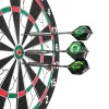 Darts 22/28G stalen punt Darts Set Professional met CACE, aluminium PVC -assen+extra vluchten+plastic beschermers