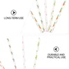 Engångskoppar sugrör 100 st papper sommardryck för juice födelsedagsfest dekoration