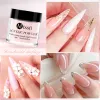 Liquids Mtssii 10g Acrylic Powder Clear Nude White Pink Acrylic Nail Professional Polymer for French Nail Extension No Need Lamp Cure