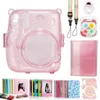 Kamera Çantası Aksesuarları Fujifilm Instax Mini 11 Kamera Aksesuarları Paketi Kiti Omuz Çantası Kılıfı 64 Cepler Fotoğraf Albüm Film Çerçeveleri Filtreler Selfie Set