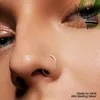 22g 925 Sterling Silver Unique Nose Hoop Ring Mix Size Inner Diameter 6mm 8mm 10mm Piercing Body Jewelry AROS PLATA 925 MUJER 240423