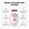 Épilatateur Silk-EPIL 3 3-270 Epilator for Women for Hilting Epilé durable blanc / rose D240424