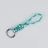 Chaves de chaves de keychain de keychain de keyring comprovante anel de fivela de fivela longa pingente de carro de guarda -chuva trançado