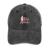 Beretten Vet Summer Pink Cowboy Hat Militaire Cap Man Custom Horse Male Dames