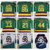 Kob Movie Mighty Green Ducks Hockey Jerseys 96 Charlie Conway 99 Adam Banks 66 Gordon Bombay 44 Fulton Reed 33 Greg Goldberg 21 Dean Portma