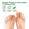 Treatment 2pcs Three hole Little Toe Separator Overlapping Toes Bunion Blister Pain Relief Toe Straightener Protector Foot Care Tool