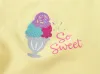 One-Pieces 2024 Baby Girls Clothes 3 Pcs Ice Cream Design Newborn Cotton Bodysuit Short Sleeve Summer Overalls