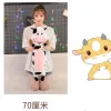 Cushions 70cm100cm Lovely Creative Milk Cow Plush Pillow Toys Soft Stuffed Cartoon Animal Cattle Doll Bedroom Sleeping Pillow Cushion