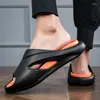 Sandaler Casual Men's Beach Sport Fashion Summer Mans Sandal Home Outdoor Lightweight Slippers For Men Bekväm huvudtryck