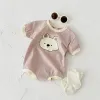 One-Pieces Korea 2024 Summer Newborn Baby Girl Boys Rabbit Casual T shirt Romper Bodysuits Jumpsuit Toddler Boy Clothing Cotton Onepieces