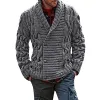 Jaquetas inverno outono homens cardigan suéter masculino m de pescoço quente malha de tricô masculino casual slim fit jumper roupas casaco