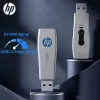 Enheter HP USB Flash Drive 3.2 64 GB 128 GB 256 GB Memory USB Stick Push and Pull Design Metal Pendrive för DestOps Laptop MacBook