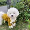 Vêtements pour chiens couleurs de couleur de couleur de couleur simple simple fashion coréen inspire de style épais village mignon chat confortable