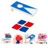 Jeux Sandbag Game Trou de maïs Toss Cornhole Board Playset Playset Bean lanceur en bois parent