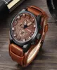 Curren Top Brand Luxury Mens Watchs Horloges masculines Date Sport Sport Military Horloge STRAP CURTURE AFFAIR