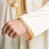 Vêtements ethniques Robes musulmanes pour hommes manches longues Dubai Shirt Kaftan Thobe Robe Robe Race de loisirs