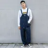 Overaller multi pocket bib overalls mens safari stil last byxor streetwear baggy casual work byxor män övergripande