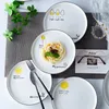 Zestawy naczyń stołowych Crockery obiadowe zastawa stołowa Nordic European Ceramic Travel Luxury Faqueiros de Cozinha Akcesoria kuchenne