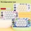 Decompression Toy Upgraded Pop-Push Childrens Press Handle Fidget Toy Pinch Quick Push Game Whac-A-Mole Sensory Anti Pressure Toy Xmas Gift d240424