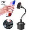 Stativ Justerbar Guoseeck Cup Phone Holder Magnetic Car Cup Holder Telefonmontering Lång armtelefonkopphållare för Xiaomi Redmi Note 7 GPS