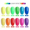 Gel MSHARE 6pcs Rubber Base Gel Color Set Neon Naills Summer Red Green Nail Gel Polish 10ml