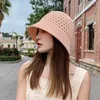 Berets Sommer koreanischer Trendhut Joker Sun Women Street lässige Mode atmungsaktiven Fischer in für