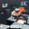 DRONES S150 DRONE 4K HD Dual Camera Professional Optical Flow Hinder Undvikande Brushless Positioning Aerial Photography Aircraft Toys