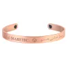 Brins Welmag 99,99% Bracelets en cuivre pur pour menwomen Bio Energy Magnetic Bracelet Homme Arthrite Ajustement bracele