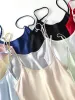 Camis Suyadream, kvinnor 100%riktiga sidenkamisoler, 19mm, solid mysig camis, 2024 Spring Summer Basic T -skjortor, vit, rosa, beige