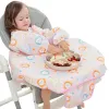 Accessoires Baby à manches longues Bib pour tout-petit chaise de salle à manger Bib Bib 636m alimentation auto-alimentation Bib High Chair Table Couvrette Lavable